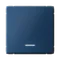 Выключатель кнопочный одноклавишный с подсветкой Systeme Electric ArtGallery Аквамарин GAL001116