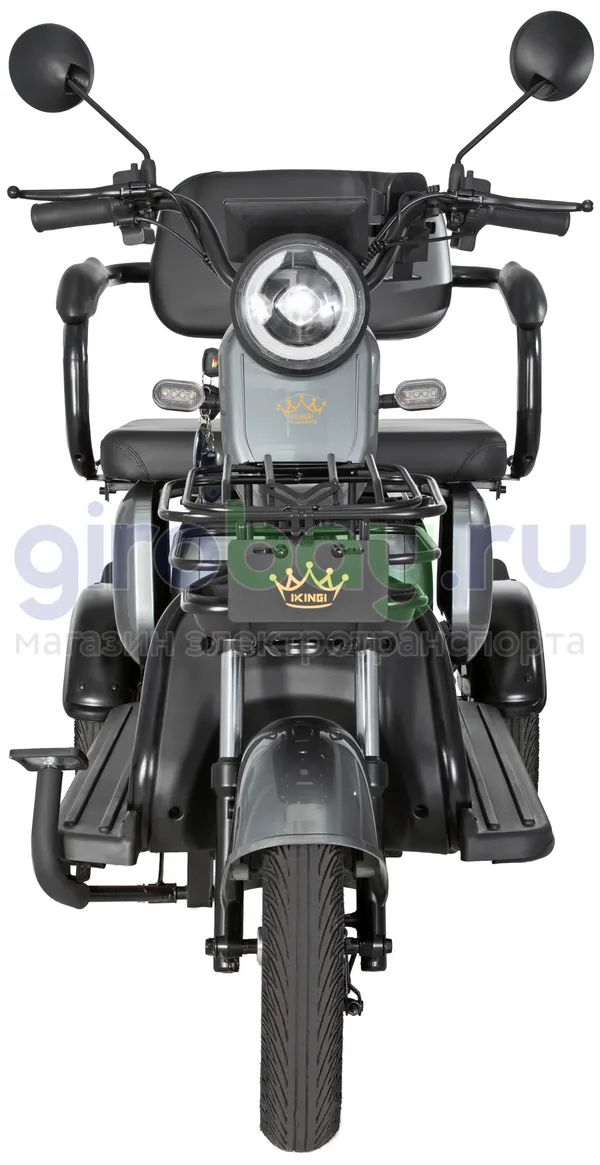 Электроскутер IKINGI SIBTRIKE 1000W (60V/25Ah) - Серый фото №19