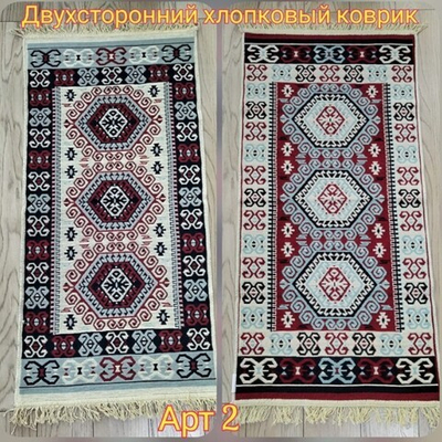 Коврик интерьерный с бахромой VOSTOK 60*120 (двухсторонний)