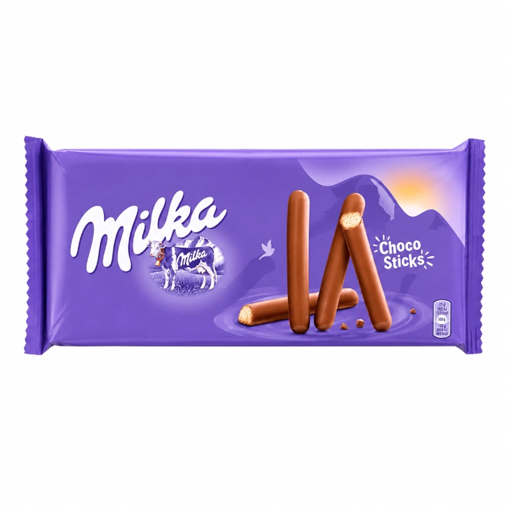 Milka Choco Sticks печенье в шоколаде 112г