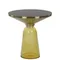 Кофейный стол Vaso Glass Ø50х53 см, желтый