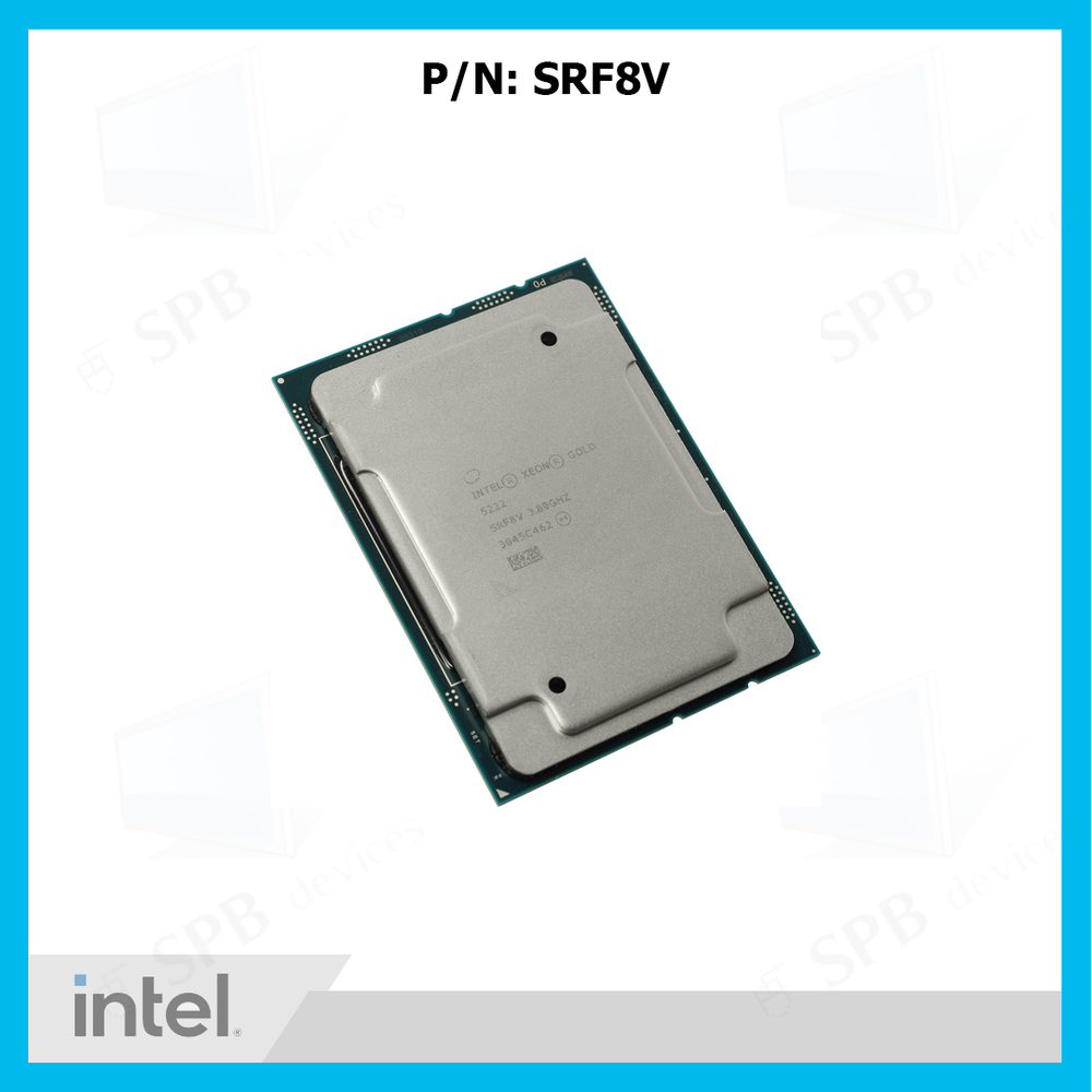 Процессор Intel Xeon Gold 5222 LGA3647 4x3800 МГц SRF8V
