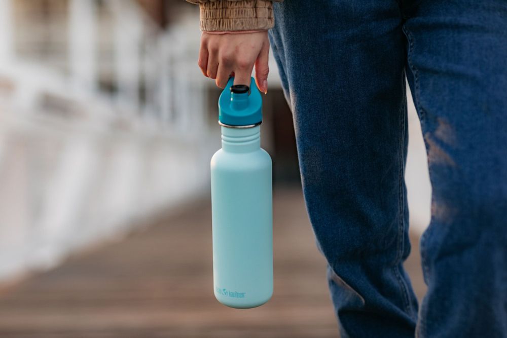 Бутылка Klean Kanteen Classic Sport 27oz (800 мл) Blue Tint