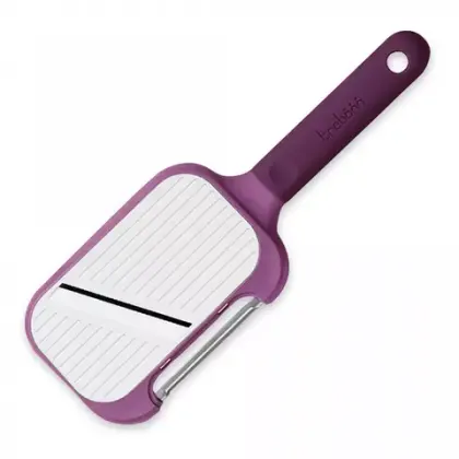 Терка и овощечистка 2-в-1 25см Trebonn Kitchen Tools фиолетовый