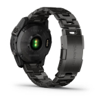 Умные часы Garmin Fenix 7 Sapphire Solar Титан DLC Carbon Grey с вентилируемым титановым ремешком Carbon Grey DLC 47 мм
