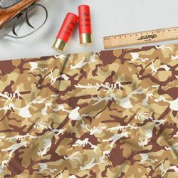 Ткань ниагара коричневый милитари