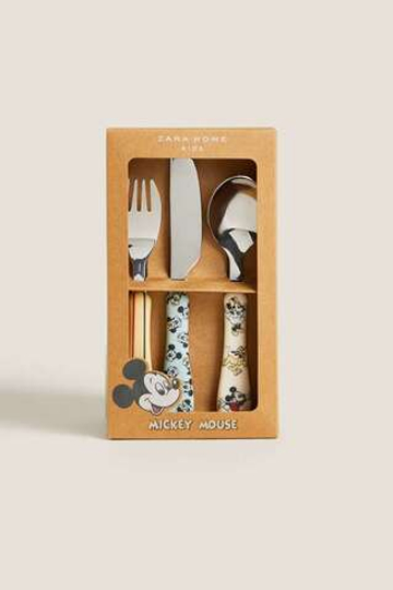 ZARA HOME НАБОР СТОЛОВЫХ ПРИБОРОВ МИККИ © DISNEY, РАЗНОЦВЕТНЫЙ