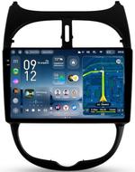 Магнитола для Peugeot 206 1998-2012 - Teyes CC4-PRO монитор 9.5" 2K QLED на Android 13, Быстрейшая, Snapdragon 778G, ИИ, CarPlay, DSP, 4G SIM-слот