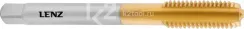 Метчик машинный LENZ M8х1,25 мм, HSSE/TiN, ISO 529, арт. LZGM-0508