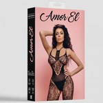 Боди-комбинезон с доступом Amor El Murzia, ажурная сетка, S-L
