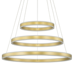 Citilux Дуэт CL719682 LED Люстра подвесная с пультом Золото