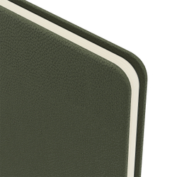 BG Еженедельник недатированный, B5, 64л., твердый переплет, кожзам, BG "Palm. Dark khaki", хаки