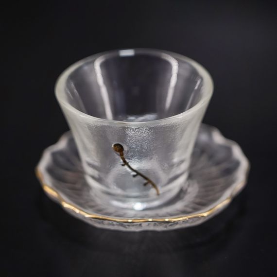 Miseczka na herbatę ze stojakiem "Ice Lake" 50ml