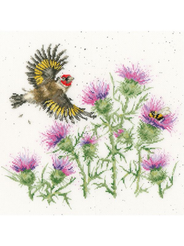 Набор для вышивания нитками Bothy Threads Feathers And Thistles