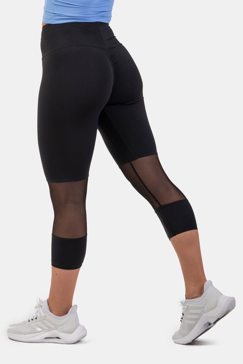 Леггинсы HIGH-WAIST ¾ LENGTH SPORTY LEGGINGS 406 Черные