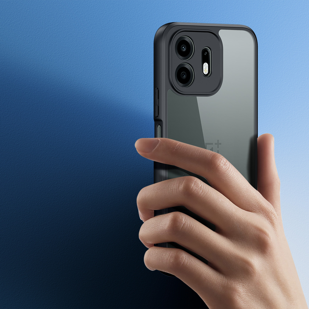 Чехол прозрачный с черными рамками для OnePlus N6 4G, серия Aimo Series Case от Dux Ducis