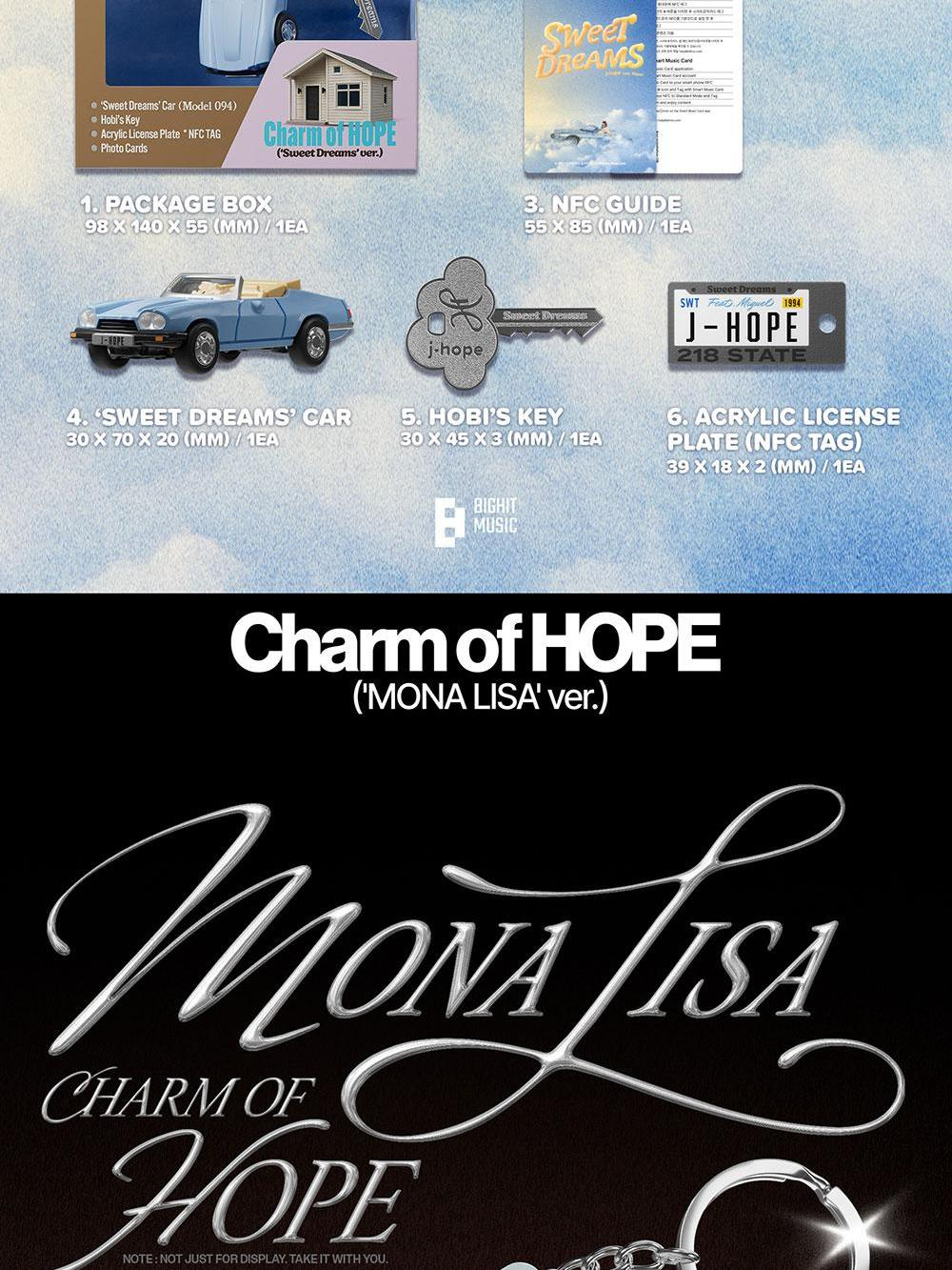 Альбом J-HOPE - CHARM OF HOPE 3 Version SET