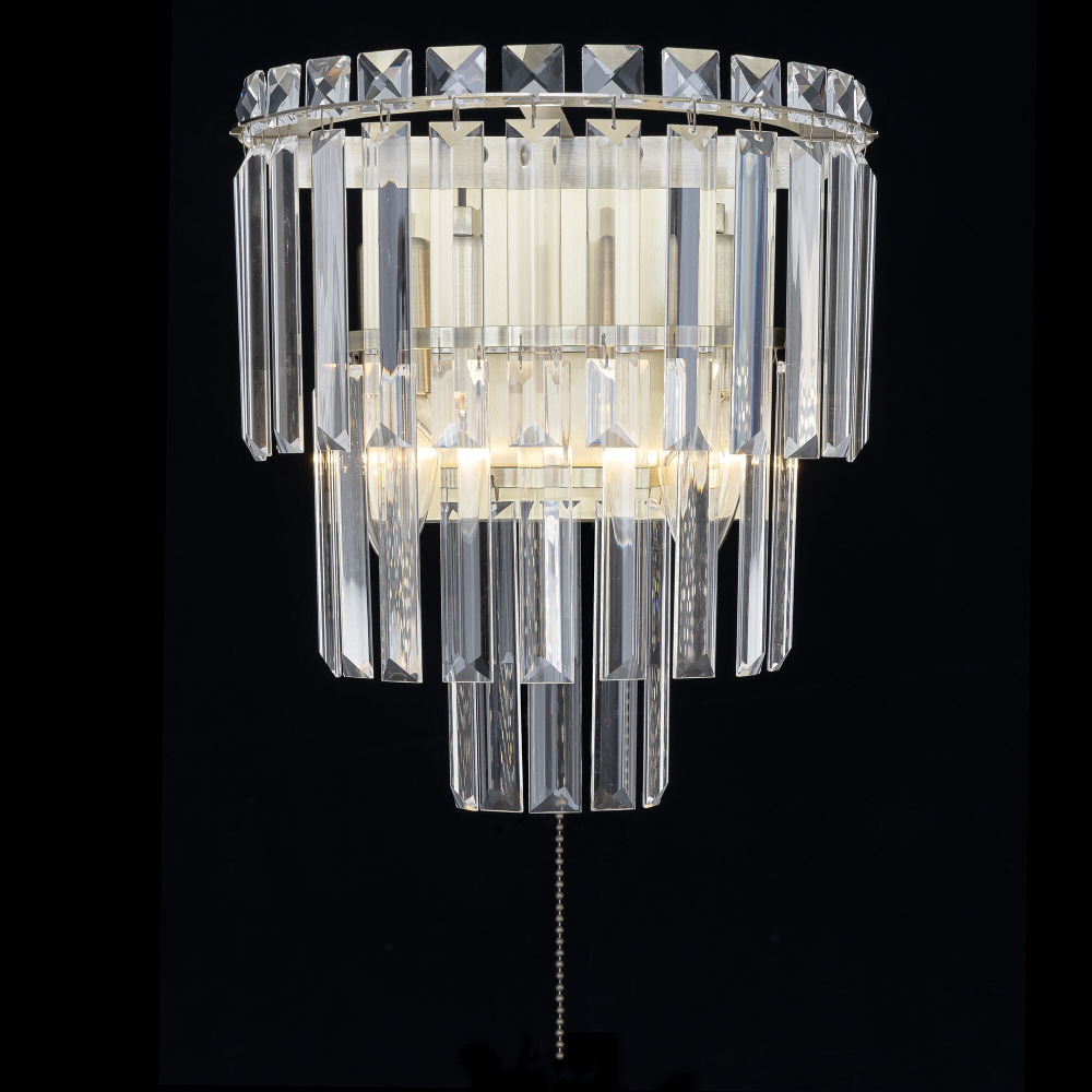 Citilux Фонда CL303323 Бра хрустальное с выключателем Бронза