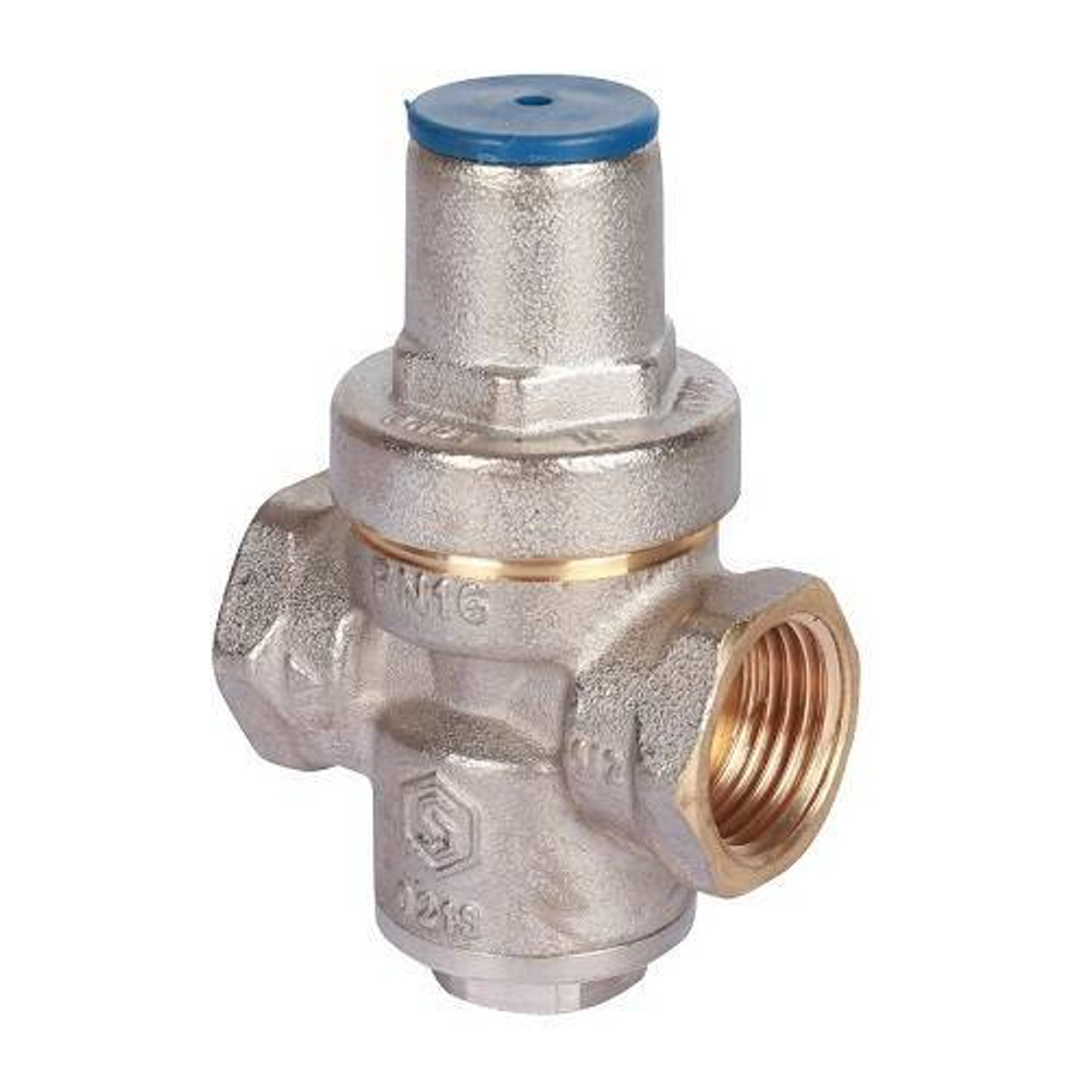 Регулятор давления поршневой STOUT - 1/2" (ВР/ВР, PN16, Tmax 130°C, EPDM, без выхода для манометра)