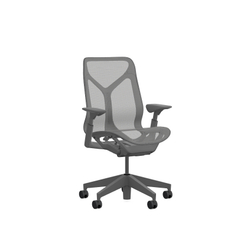 Кресло Herman Miller Cosm, средняя спинка, цвет Carbon, регулируемые подлокотники
