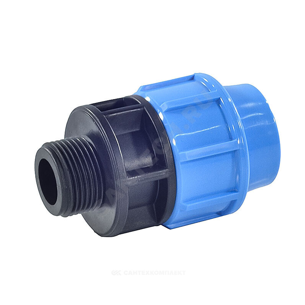 Муфта компрессионная ПЭ Дн 32х1 1/4" НР Ру12,5 Джилекс 9137
