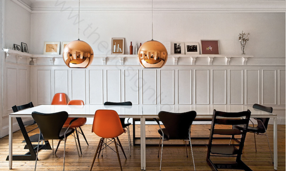 Pendant design lamp Copper Shade by Tom Dixon (Bronze)