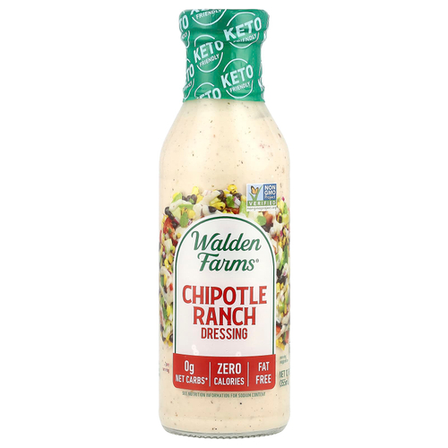 Walden Farms, Chipotle Ranch заправка, 12 жидких унций (355 мл)