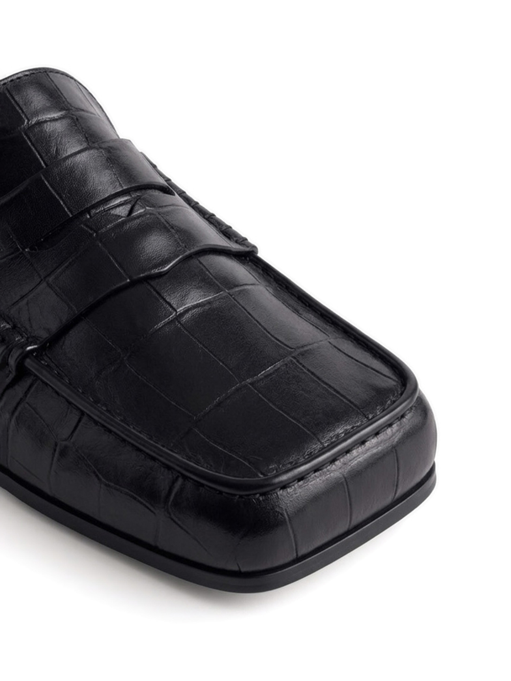 loafer croco noir