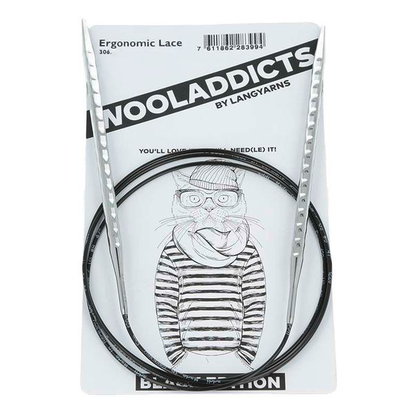 Спицы круговые супергладкие Wool Addicts Ergonomic Lace ⌀3,25 мм, 50 см