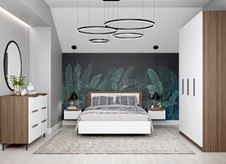 МС Роза Комод 1300 Орех Франклин/Ройс Белый софт, ДСВ Мебель