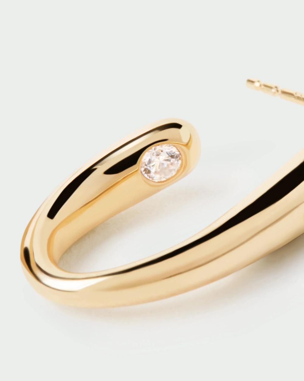 Серьги Volta Hoops серебро 925 пробы покрытое золотом