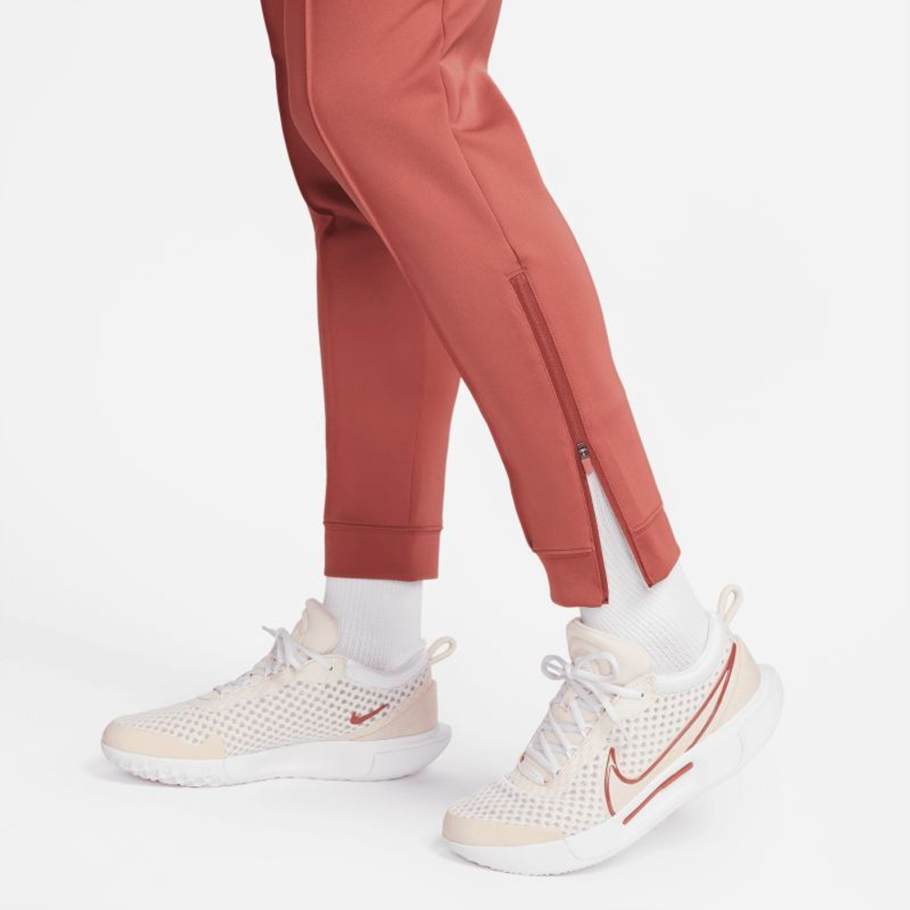 Женские Штаны теннисные Nike Court Dri-Fit Heritage Knit Pant - canyon rust