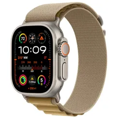 Часы Apple Watch Ultra 2 (2024) GPS + Cellular 49mm, Natural Titanium Case, Alpine Loop (Tan) S