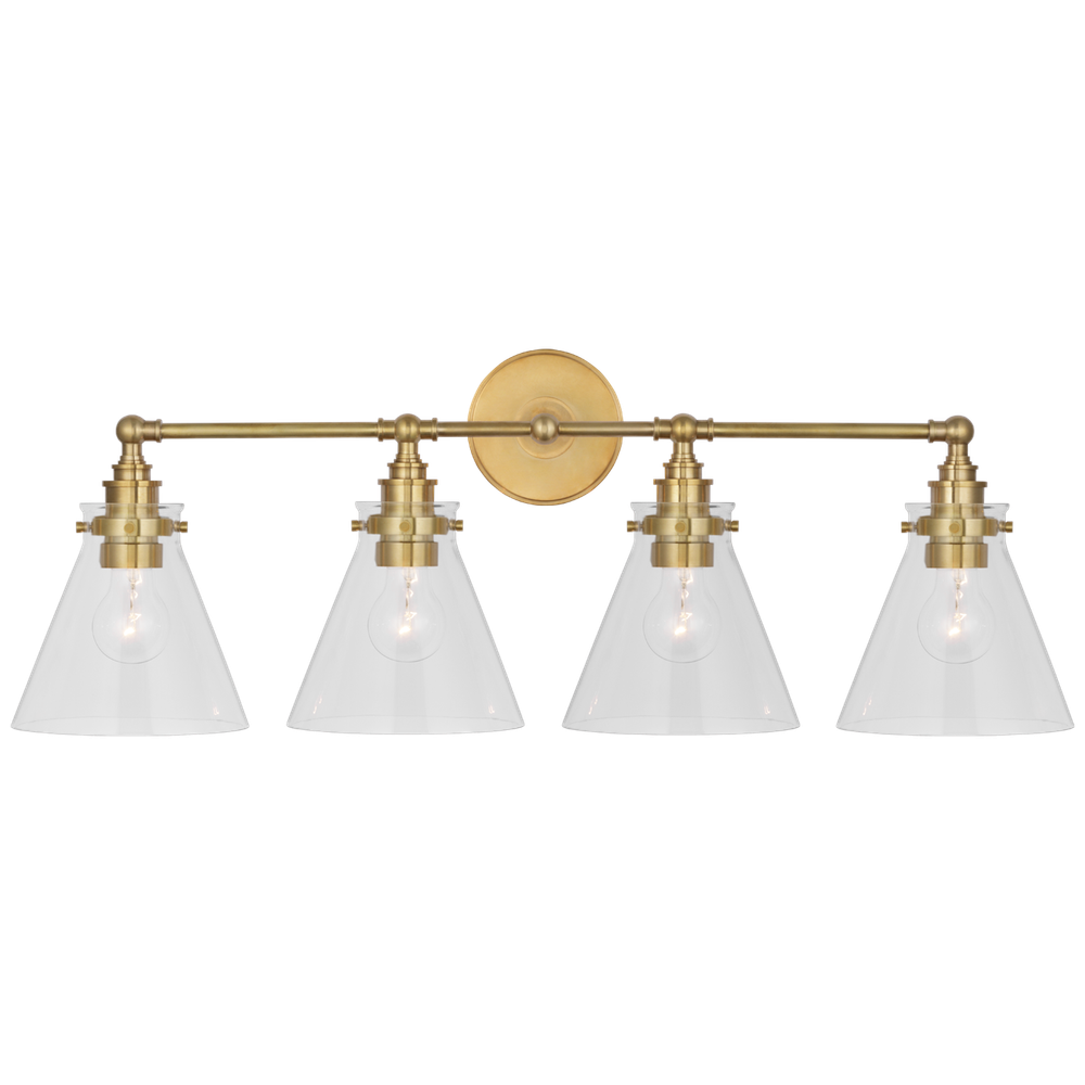 Светильник для ванной комнаты Visual Comfort Parkington 32" Four Light Bath Bar