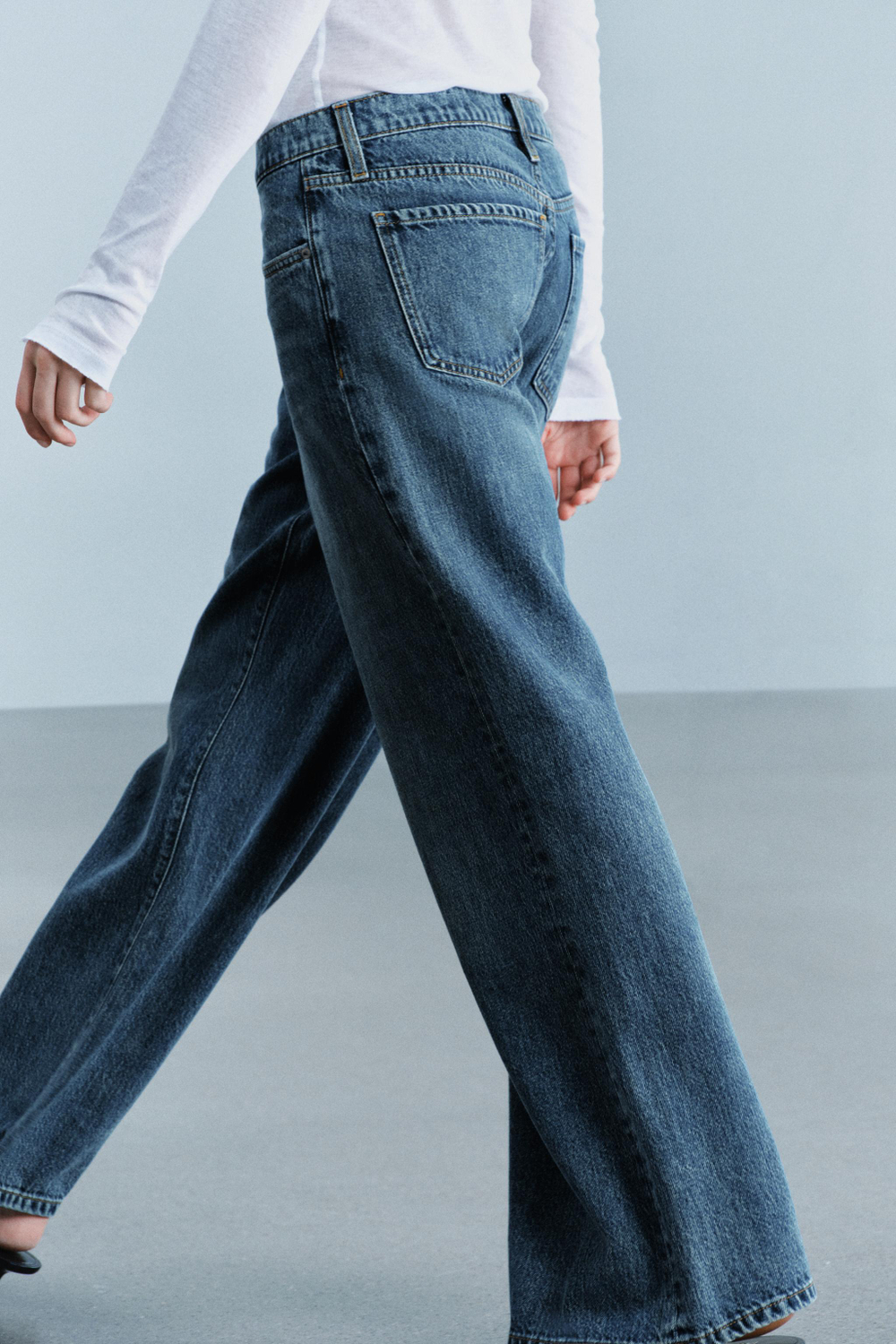 ДЖИНСЫ WIDE-LEG С НИЗКОЙ ПОСАДКОЙ — ZW COLLECTION — ZARA