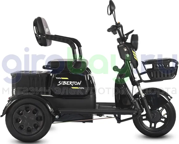 Электротрицикл SIBERTON S1 2000W (60V/21Ah) двухместный фото №7