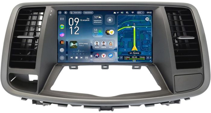 Магнитола для Nissan Teana J32 2008-2013 (ШГУ цветной, рамка тип 2) - Teyes CC4-PRO монитор 9.5" 2K QLED на Android 13, Быстрейшая, Snapdragon 778G, ИИ, CarPlay, DSP, 4G SIM-слот