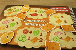 Альбом игр на липучках "Хлеб всему голова!"