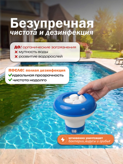 ХЛОРИТЭКС в таблетках по 20 г., ведро 0,8 кг