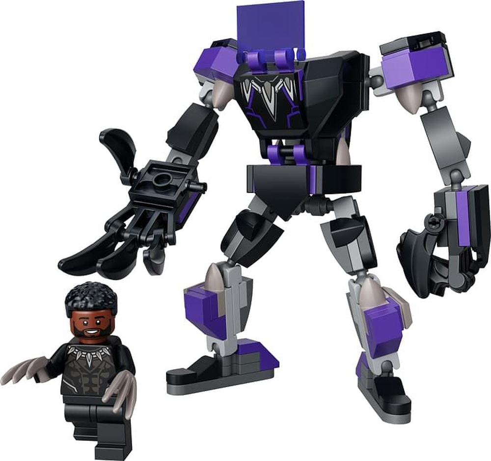 LEGO Super Heroes 76204 - Черная Пантера - костюм робота, деталей 123 шт. (из Финляндии)
