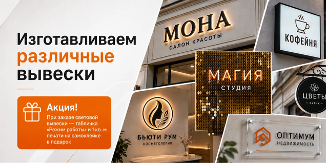 Вывески для бизнеса