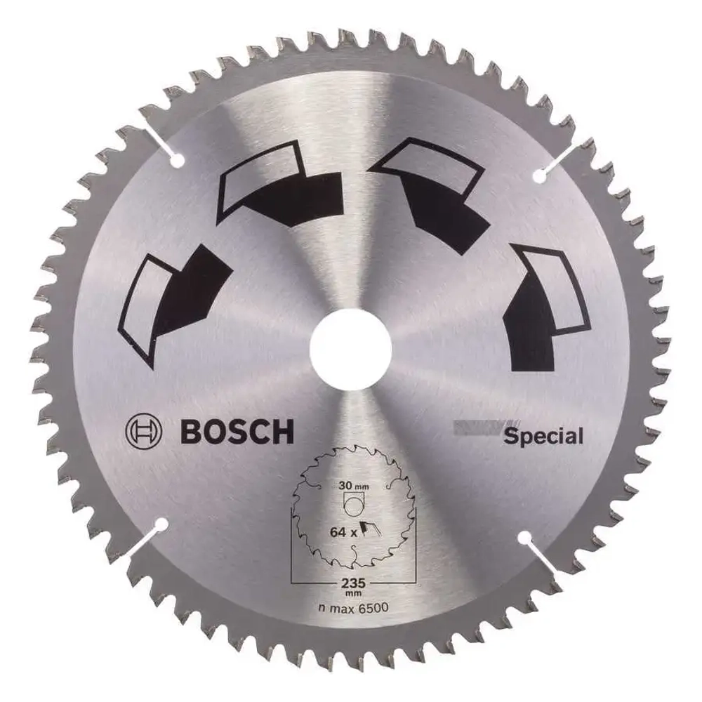 Пильный диск SPECIAL, 235х30, Z64 BOSCH 2609256895