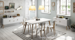 Буфет DUPEN W-901 Белый полуматовый