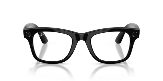Умные очки Ray-Ban Meta Wayfarer Gen 2 (RW4012) Shiny Black/Clear/Graphite Green Transitions S50 T150