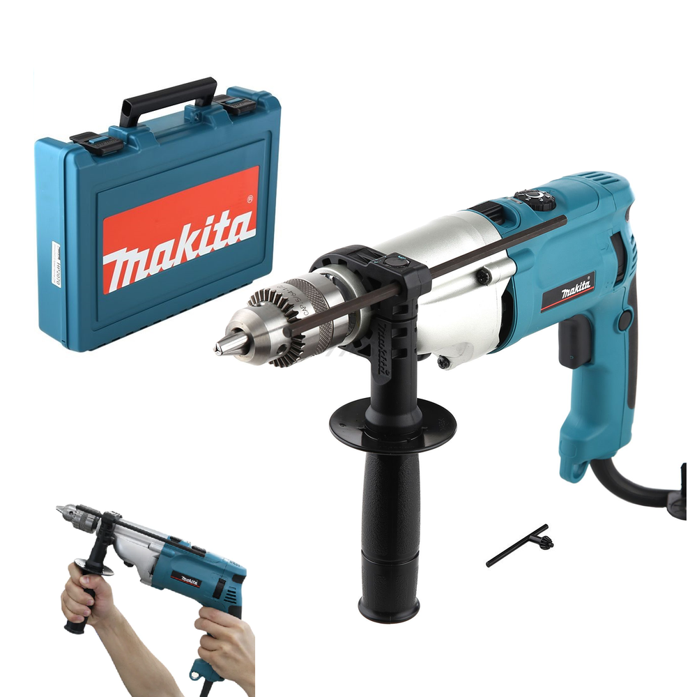 Дрель ударная сетевая Makita HP 2070 1,01 кВт двухскоростная HP2070