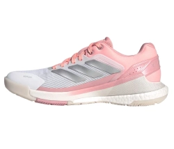 Женские кросовки для Padel Adidas Crazyquick Boost Padel W - cloud white/silver metallic/frozen turbo