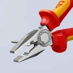Плоскогубцы комбинированные хромированные 180 мм Knipex 03 06 180 SB