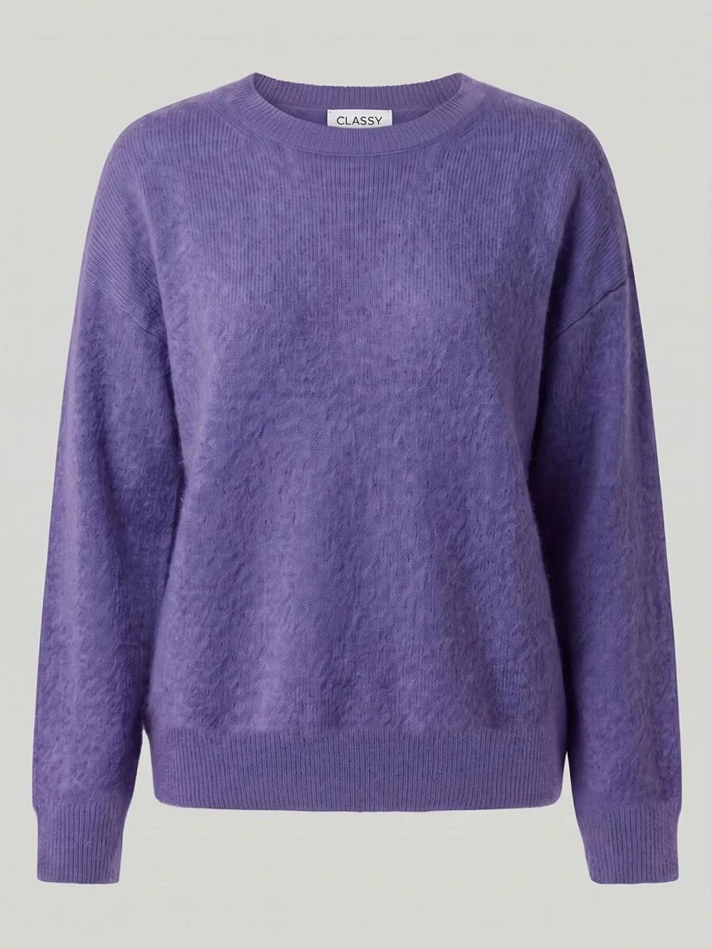 Свитер пушистик фиолетовый