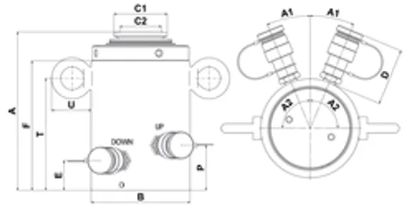 Штоковая опора для домкратов Holmatro S 100 B