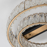 Citilux PALANT CL325152 LED Люстра хрустальная Чёрный+Бронза